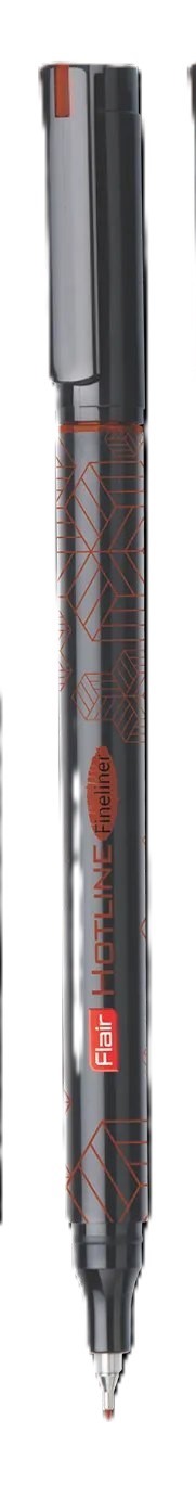 Flair Hotline Fine Liner Stick Pen, Brown